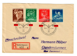 Einschreiben Berlin-Köpenick, Segeltung-Weltgeltung, Sonderstempel, 1941 - Lettres & Documents