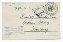 Verwaltung Der Museen Berlin, 1912 An Spedition Amerika Linie Hamburg - Lettres & Documents