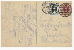 Ansichtskarte Ostseebad Zoppot, Danzig 1922 Nach Rosslau - Lettres & Documents