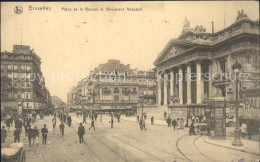 71611823 Bruxelles Bruessel Place De La Bourse Et Boulevard Anspach Bruessel - Sonstige & Ohne Zuordnung