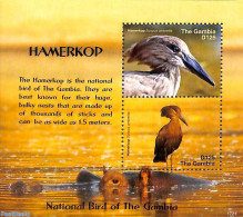 Gambia 2017 Hamerkop S/s, Mint NH, Nature - Birds - Gambie (...-1964)