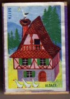 Boite D'Allumettes - REGIONS HABITAT - ALSACE - Matchboxes