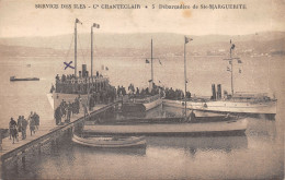 06-CANNES-SERVICES DES ILES-CIE CHANTECLAIR-DEBARCADERE-N 6010-B/0159 - Cannes