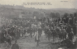 71-CLUNY-CORTEGE DU MILLENAIRE 1910-N 6010-B/0101 - Cluny