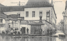 71-CHALON SUR SAONE-INONDATION 1910-PLACE DE L HOTEL DE VILLE-N 6010-B/0085 - Chalon Sur Saone