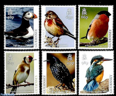 Guernsey 2019 Birds 6v, Mint NH, History - Nature - Europa (cept) - Birds - Kingfishers - Guernsey