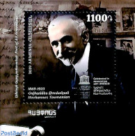 Armenia 2019 Hovhannes Toumanian S/s, Mint NH, History - Unesco - Armenia