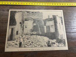 1930 GHI31 TREMBLEMENT DE TERRE EN ITALIE. - Les Ruines De Lacedonia - Collections