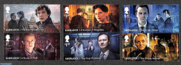 Great Britain 2020 Sherlock Holmes 6v (3x [:]), Mint NH, Performance Art - Music - Art - Authors - Unused Stamps