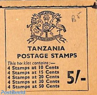 Tanzania 1967 Fish Booklet, Mint NH, Nature - Fish - Stamp Booklets - Fishes