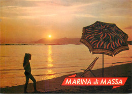 Postcard Italy Marina Di Massa Beach - Massa