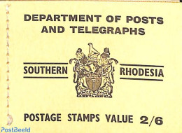 Rhodesia, Southern 1954 Definitives Booklet, Mint NH, Stamp Booklets - Non Classés