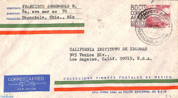 Mexico 1970 Aerogramme 80c To USA, Used Postal Stationary - Mexiko