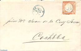 Peru 1867 Folding Letter From TACNA To Cochabamba, Postal History - Autres & Non Classés