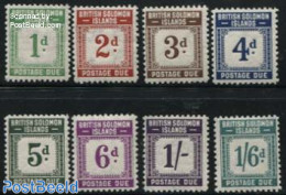 Solomon Islands 1940 Postage Due 8v, Unused (hinged) - Solomon Islands (1978-...)
