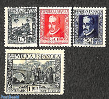 Spain 1935 Lope Felix De Vega Carpio 4v, Unused (hinged), Performance Art - Theatre - Unused Stamps