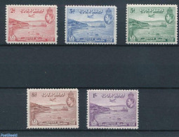 Papua 1938 50th Anniv. Of New Guinea 5v, Unused (hinged), Transport - Aircraft & Aviation - Ships And Boats - Flugzeuge