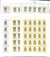 Luxemburg 1963 Caritas 6 M/s, Mint NH, History - Coat Of Arms - Unused Stamps