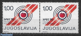 Yugoslavia 1981 76 = 37,5 Mm/76I 36 Mm. In Combination Is Very Rare!, Mint NH, Sport - Various - Errors, Misprints, Pl.. - Ungebraucht
