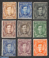 Spain 1876 King Alphonse XII 9v, Unused (hinged) - Unused Stamps