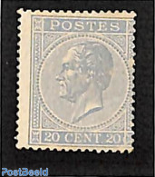 Belgium 1865 20c, Perf. 15, Unused But Regummed, Unused (hinged) - Unused Stamps