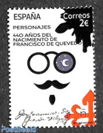 Spain 2020 Francisco De Quevedo 1v, Mint NH, Art - Handwriting And Autographs - Ongebruikt