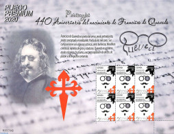 Spain 2020 Francisco De Quevedo M/s, Mint NH - Unused Stamps