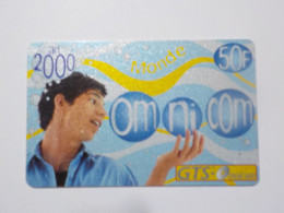 CARTE TELEPHONIQUE    Omnicom      "An 2000"    50 Francs - Mobicartes (recharges)