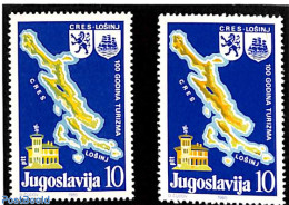 Yugoslavia 1985 Tourism, Without Orange Colour Print, With Attest, Mint NH, Various - Errors, Misprints, Plate Flaws -.. - Unused Stamps