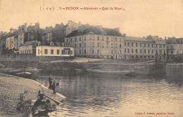 35-REDON-ABREUVOIR-QUAI DE BREST-N 6010-H/0333 - Redon