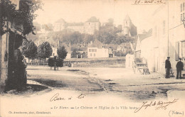 36-LE BLANC-VILLE HAUTE-CHATEAU ET EGLISE-N 6010-H/0321 - Le Blanc