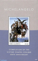 Gambia 2012 Sixtime Chapell S/s, Mint NH, Art - Michelangelo - Paintings - Gambia (...-1964)