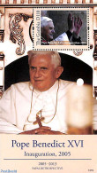 Gambia 2013 Pope Benedict XVI S/s, Mint NH, Religion - Pope - Religion - Päpste