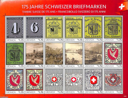 Grenada 2020 Swiss Stamps 18v M/s, Mint NH, Transport - Stamps On Stamps - Ships And Boats - Art - Bridges And Tunnels - Postzegels Op Postzegels