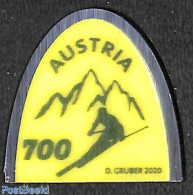 Austria 2020 Ski Tip (material) 1v, Mint NH, Sport - Various - Skiing - Other Material Than Paper - Ongebruikt