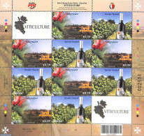 Malta 2020 Viniculture M/s, Joint Issue Slovenia, Mint NH, Nature - Wine & Winery - Vins & Alcools