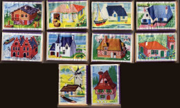 10 Boite D'Allumettes - REGIONS HABITAT - Matchboxes