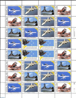 Micronesia 1991 Kuwayt Liberation M/s (with 7 Sets), Mint NH, History - Nature - Transport - Militarism - Birds - Airc.. - Militaria