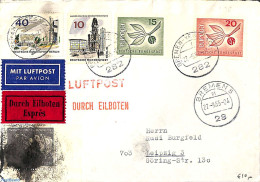 Germany, Federal Republic 1966 Letter By Eilboten Expres, Postal History - Covers & Documents