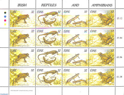 Ireland 1995 Reptiles M/s, Mint NH, Nature - Frogs & Toads - Reptiles - Ongebruikt