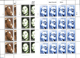 Ireland 1999 Actors 3 M/s, Mint NH, Performance Art - Movie Stars - Theatre - Unused Stamps