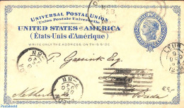 United States Of America 1894 Postcard 2c From ORLANDO To Breda (NL), Used Postal Stationary - Covers & Documents