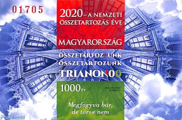 Hungary 2020 National Unity S/s, Imperforated, Mint NH - Unused Stamps