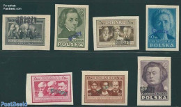 Poland 1950 Polish Culture 7V With Groszy Overprint, Unused (hinged) - Unused Stamps