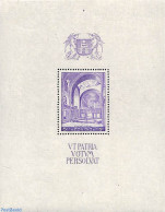 Belgium 1938 Koekelberg S/s, WITHOUT POSTMARK ON BORDER!, Mint NH, Religion - Various - Cloisters & Abbeys - Errors, M.. - Ungebraucht