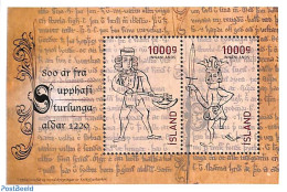 Iceland 2020 Sturlungs 800 Years S/s, Mint NH, History - History - Unused Stamps