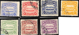 Solomon Islands 1907 Ships 7v, Used, Used Stamps, Transport - Ships And Boats - Boten