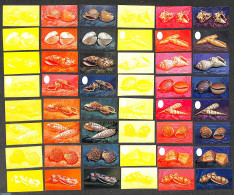 Cook Islands 1974 Colour Stage Proofs 3x16v, Mint NH, Nature - Shells & Crustaceans - Maritiem Leven