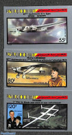 Djibouti 1987 Aviation Anniversary 3v, Imperforated, Mint NH, Transport - Aircraft & Aviation - Avions