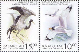 2002 396 Kazakhstan Endangered Species - Birds MNH - Kasachstan